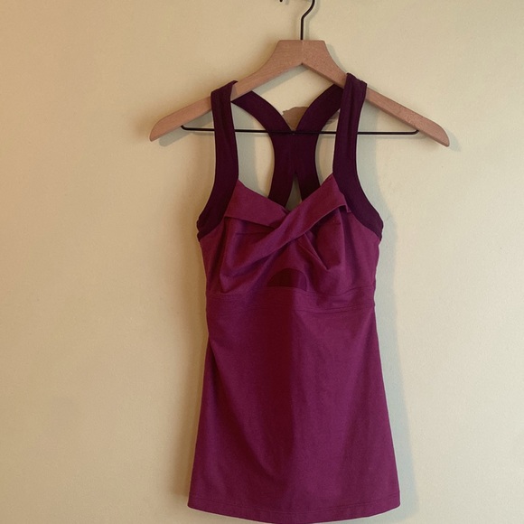 Athleta Jaya Twist Front Racer Back Tank - Picture 2 of 5